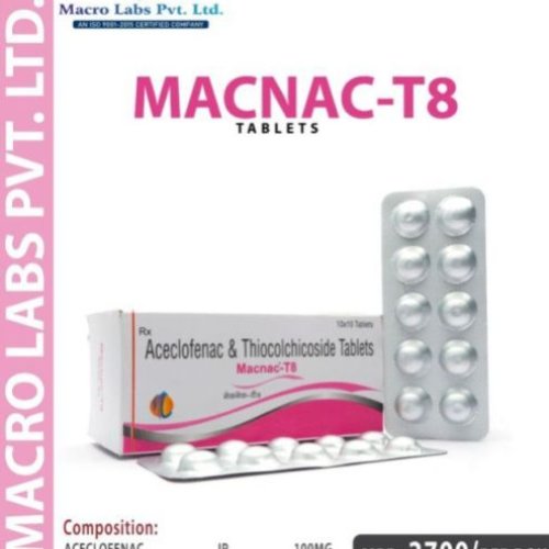 Aceclofenac 100mg+thiocochicoside 8 Mg Aceclofenac 100mg+thiocochicoside 8 Mg