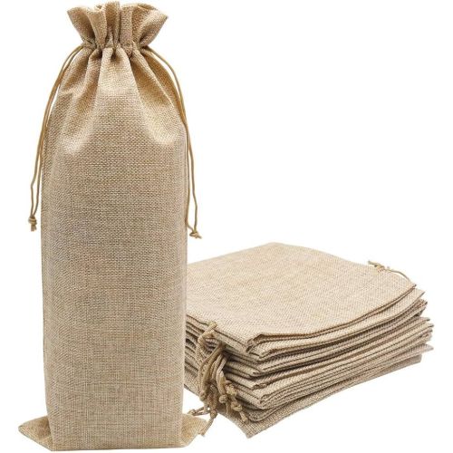 Jute Liquor Bottle Bags