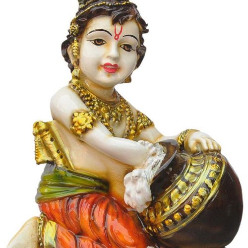 Bal Krishna Butter Pot Idol