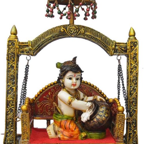 Bal Krishna Jhula Idol Statue