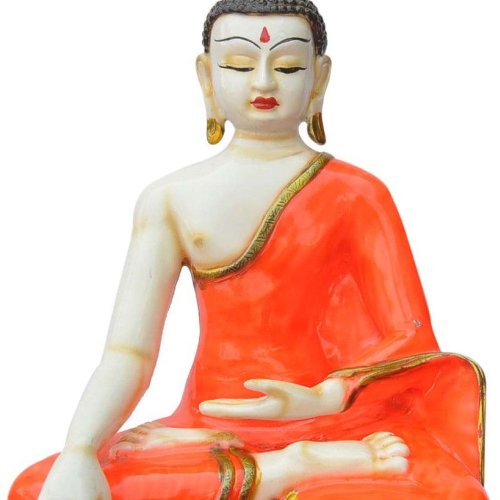 Buddha Earth Touch Meditation Idol Sitting Statue