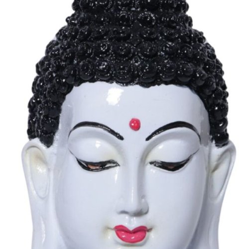 Buddha Face Head Decorative Idol Meditation Showpiece
