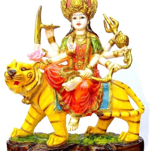 Durga Maa Tiger Ride Idol Statue