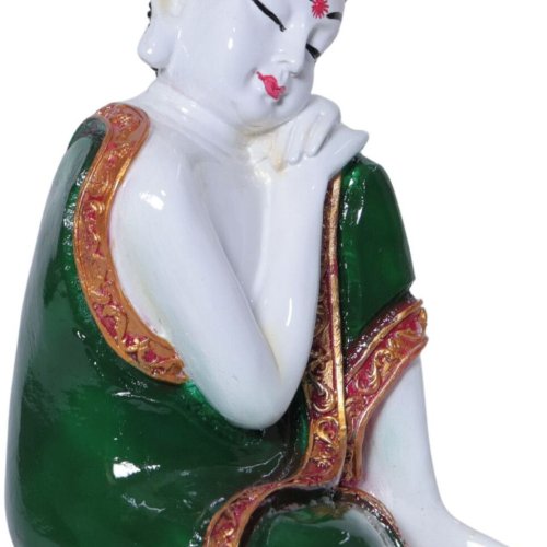 Meditative Resting Buddha Calm Pose Decor Idol