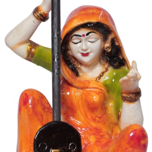 Meera Bai Veena Playing Devotional Decor Idol