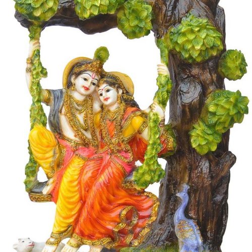 Radha Krishna Jhula Idol Statue