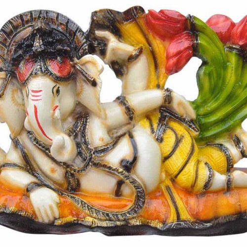 Shree Ganpati Reclining Artistic Idol Statue