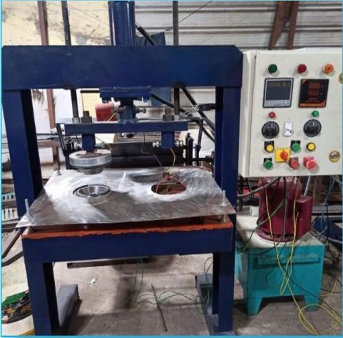 GI PP40 Single Cylinder Double Die Paper Plate Making Machine