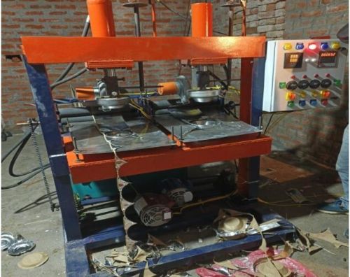 GI PP45 Double Die Double Cylinder Hydraulic Paper Plate Machine