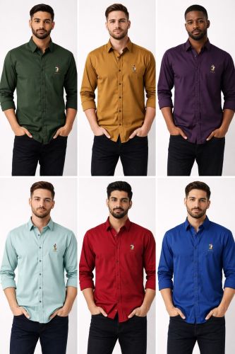 Men Regualr Fit Cotton Casual Shirt