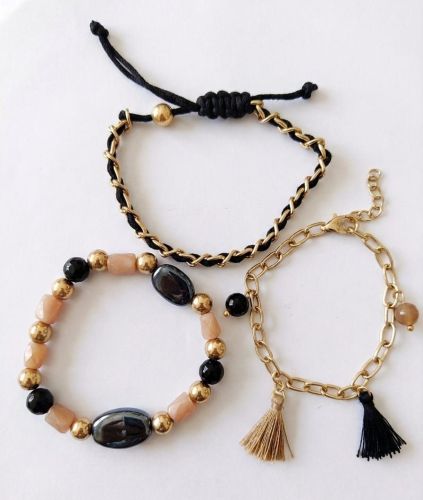 Bohemian Style Beaded Chain Bracelet