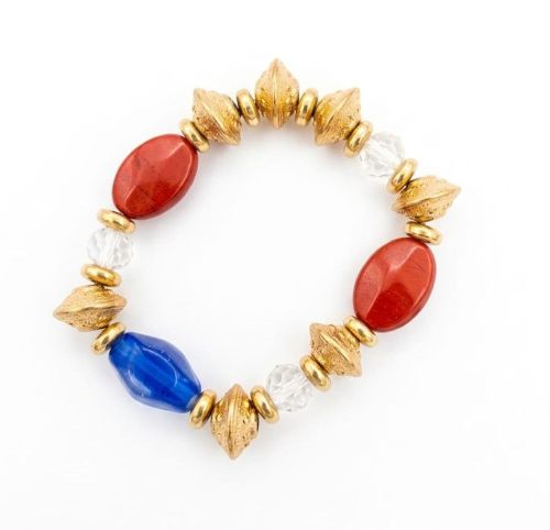 Colorful Stone Stretch Bracelet