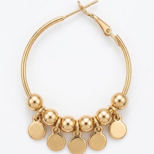 Gold Plated Hoop Earring