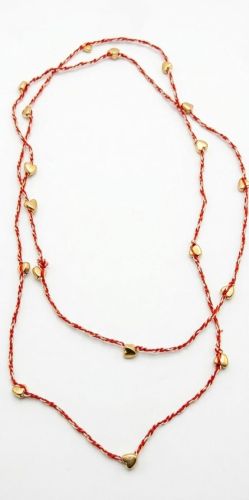 Handmade Red Thread Necklace