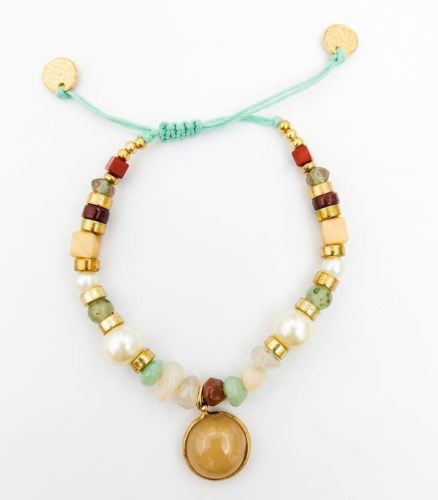 Lizzie Fortunato Mistflower Mixed Bead Bracket