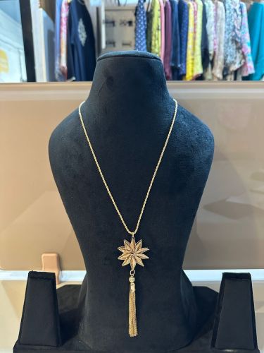 Miharu Radiant Sunflower Brass Necklace