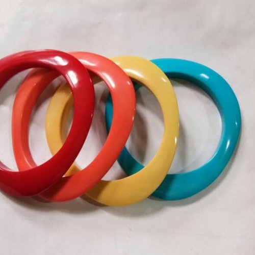 Retro Style Resin Bangles