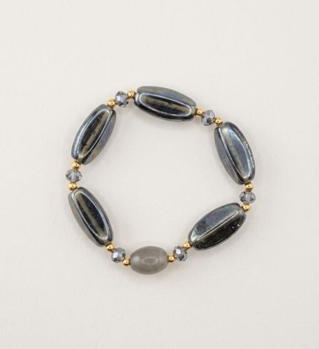 Stone Breaded Bracelet