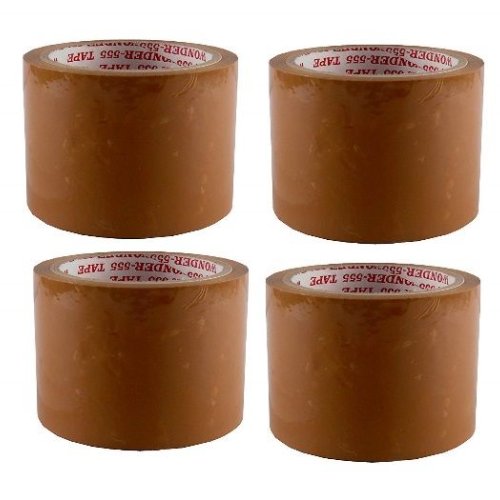 72 Mm X 65 Mtr Brown BOPP Tape
