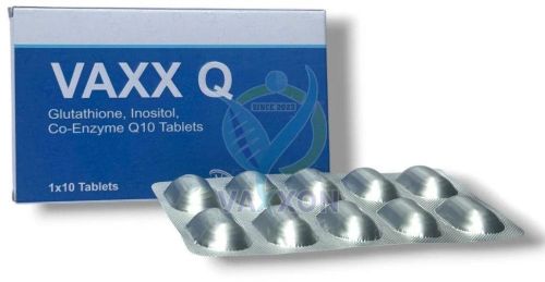 Vaxx Q Glutathione Inositol Co Enzyme Q10 Tablets