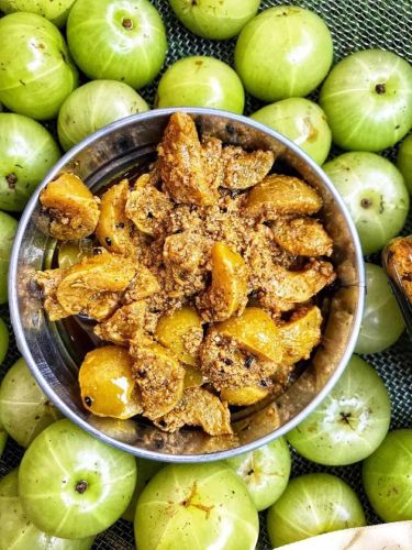 Spicy Amla Pickle