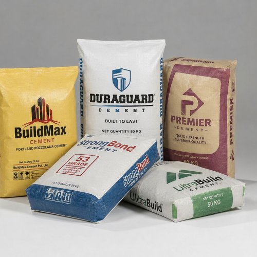 Printed BOPP Cement Packaging Bag