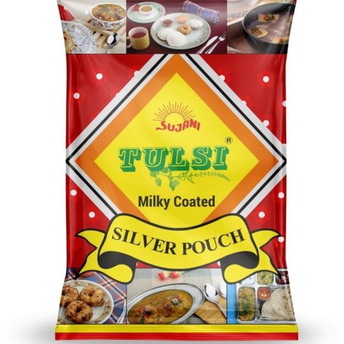 Tulsi Silver Pouch (Full Size) 50 Micron+, Miky Coated