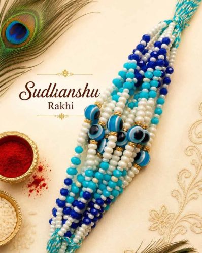 Crystal Evil Eye Rakhi