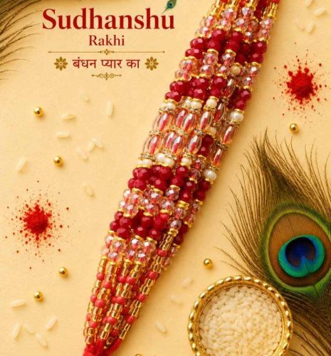 Fancy Crystal Thread Rakhi