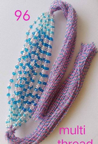 Multi Thread Crystal Beads Rakhi