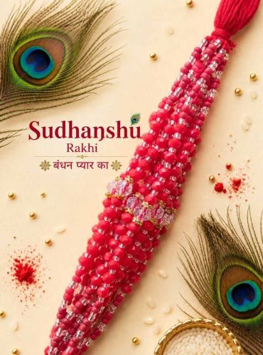 Premium Crystal Beads Rakhi