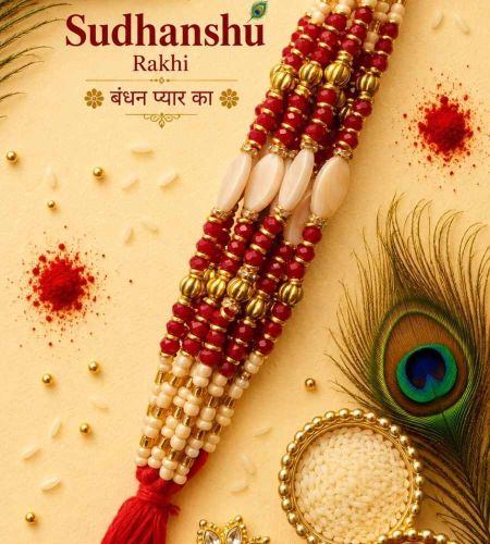 Traditional Crystal Rakhi