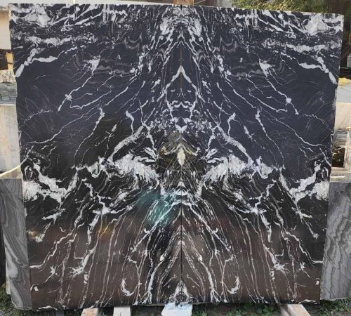 Titanium Black Granite Slab