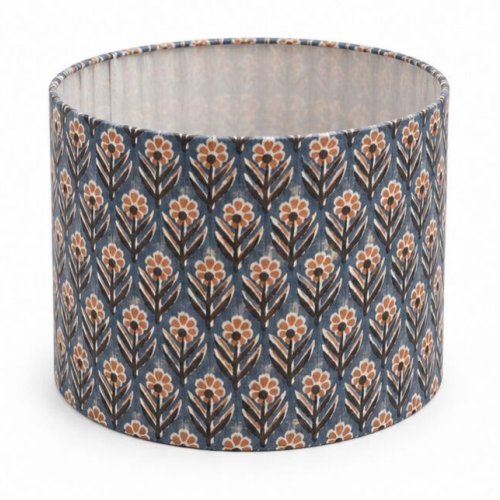 Floral Harmony Drum Lampshade
