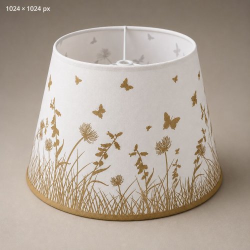 Sak Golden Meadow Butterfly Lampshade