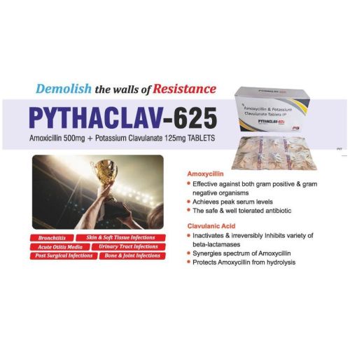 Pythaclav 625 Tablets