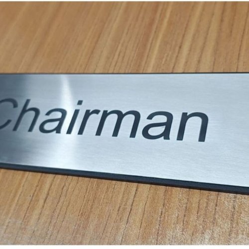 Stainless Steel Name Signage