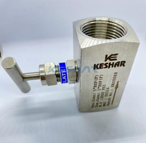 Single Bonnet Low Pressure Needle Valve