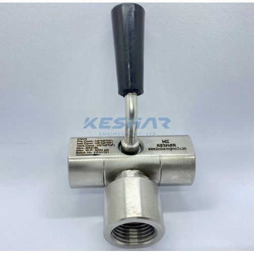 Three Way Pressure Gauge Cock