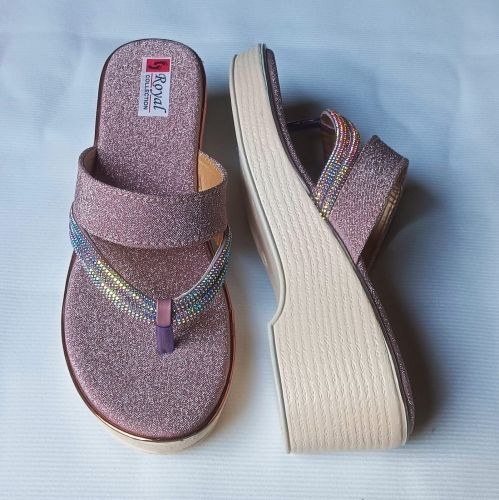 Women Textured Wedge Heel Sandal
