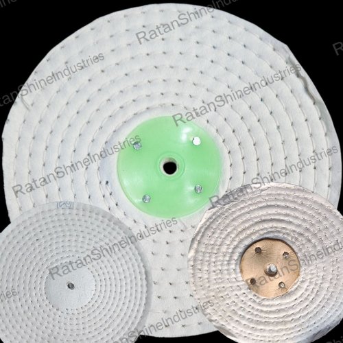 White Cotton Sisal Buffing Wheel