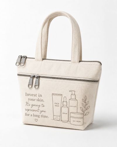 Printed Canvas Handbag