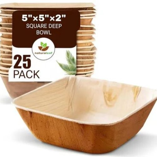 Square Areca Leaf Bowls