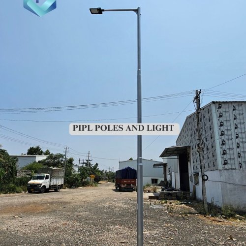MS Street Light Pole Single Arm