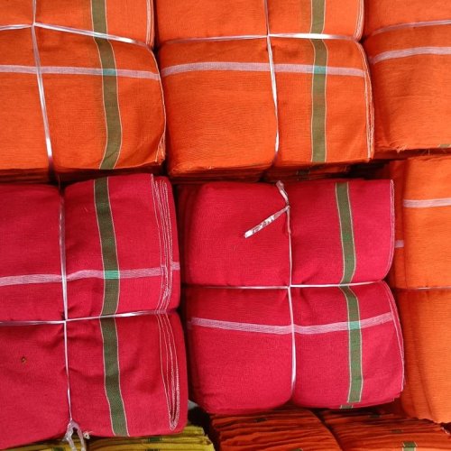 Yellow Patti Cotton Gamcha