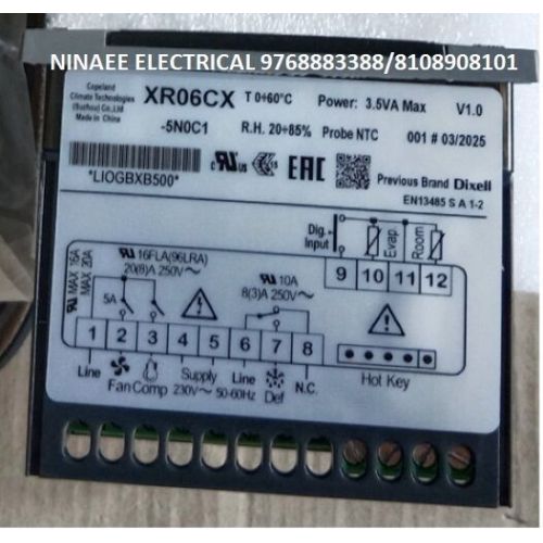 Dixell Controller XR06CX-5NOC1