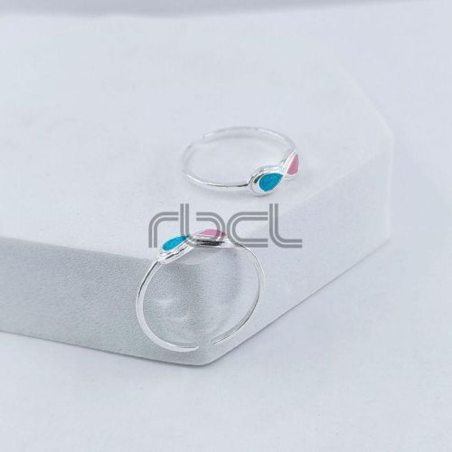 Enamel Pan Toe Ring