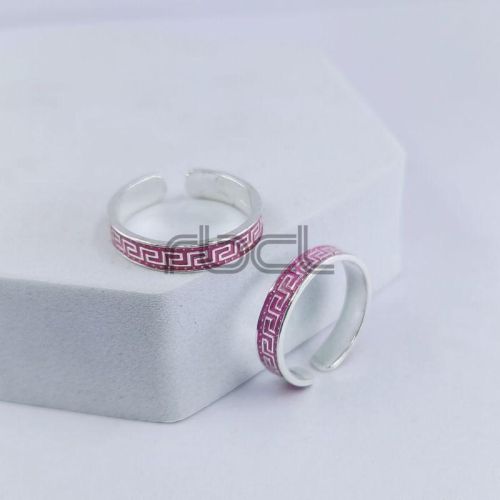 Enamel Red Toe Ring