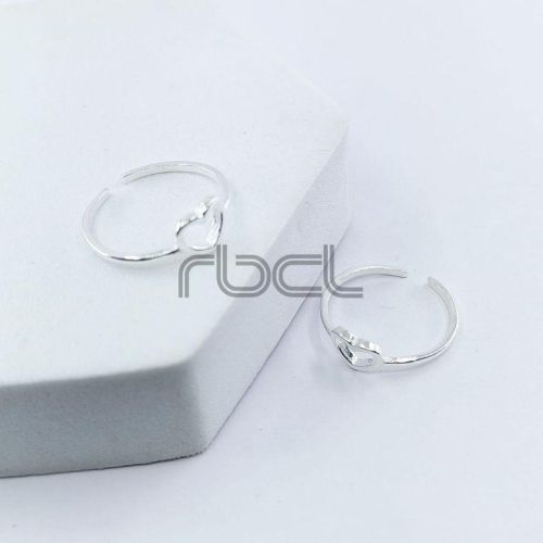 Plain Heart Toe Ring