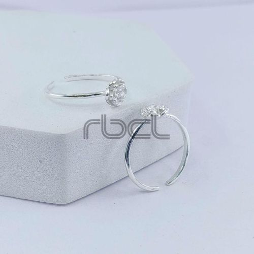 Plain Rose Toe Ring